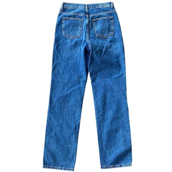 Na-kd Light Wash High Rise Straight Leg Jeans NWT Size 38EU 28US - Picture 2 of 5